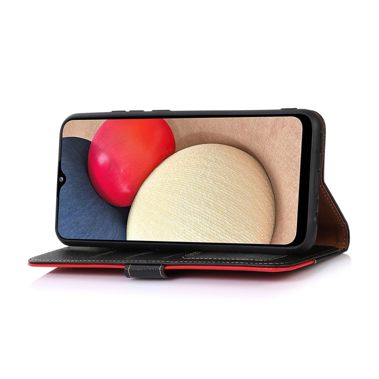 KHAZNEH Litchi Texture Leather RFID Phone Case, For iPhone 15 Pro, For iPhone 15 Plus, For iPhone 15, For iPhone 14 Plus, For iPhone 14, For iPhone 14 Pro