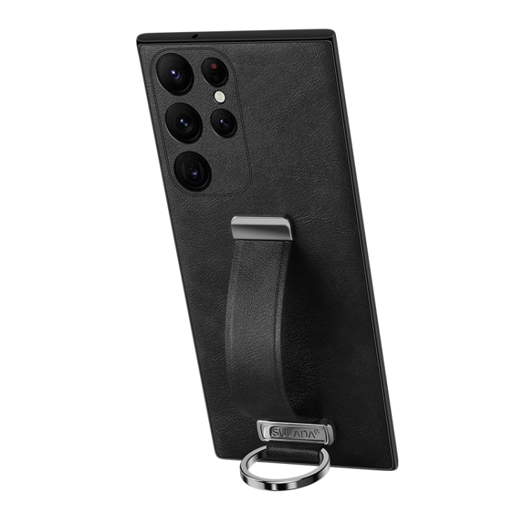 SULADA PC Hybrid Leather Texture Skin Feel Shockproof Phone Case