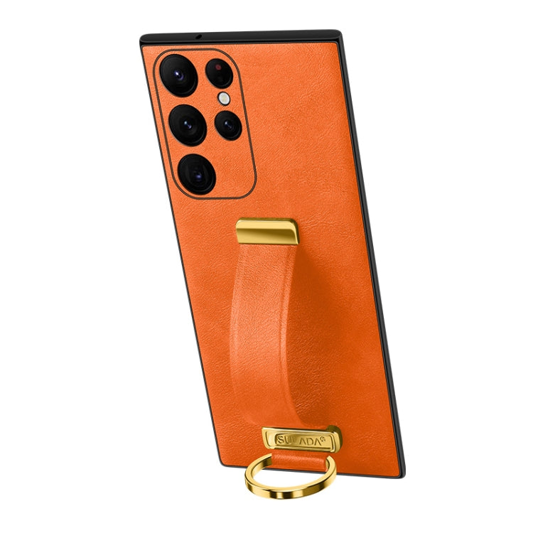 SULADA PC Hybrid Leather Texture Skin Feel Shockproof Phone Case