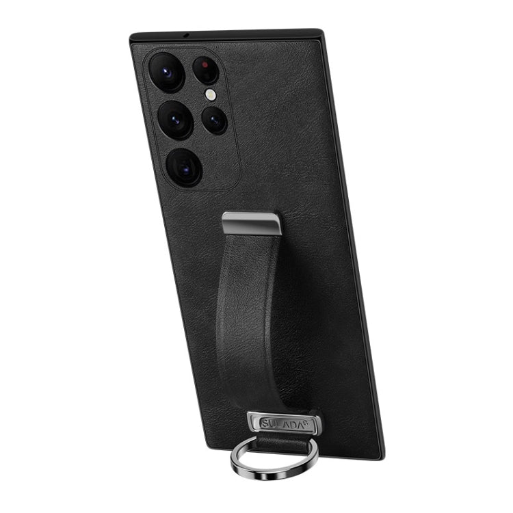 SULADA PC Hybrid Leather Texture Skin Feel Shockproof Phone Case