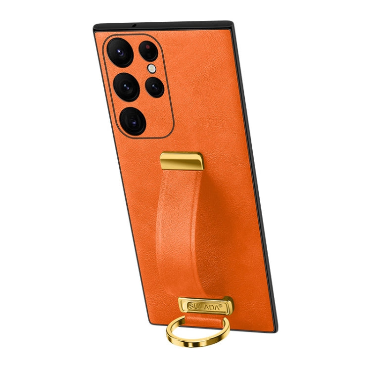 SULADA PC Hybrid Leather Texture Skin Feel Shockproof Phone Case