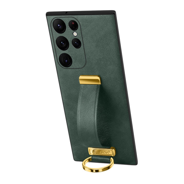 SULADA PC Hybrid Leather Texture Skin Feel Shockproof Phone Case