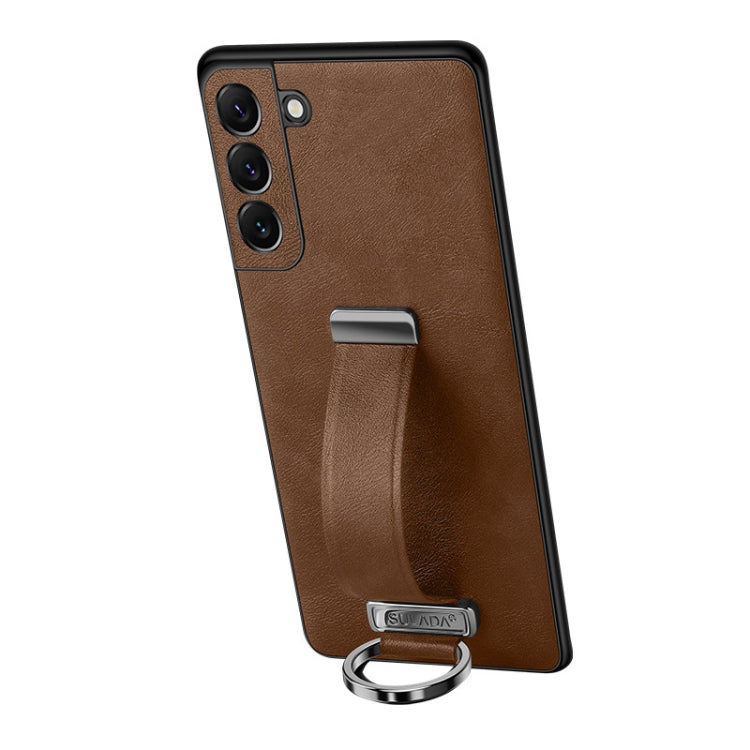 SULADA PC Hybrid Leather Texture Skin Feel Shockproof Phone Case