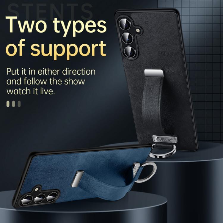SULADA PC Hybrid Leather Texture Skin Feel Shockproof Phone Case, For Samsung Galaxy S24+ 5G, For Samsung Galaxy S24 5G, For Samsung Galaxy S23 Ultra 5G, For Samsung Galaxy S23+ 5G