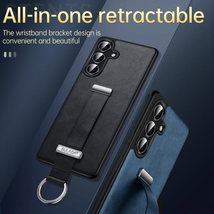 SULADA PC Hybrid Leather Texture Skin Feel Shockproof Phone Case