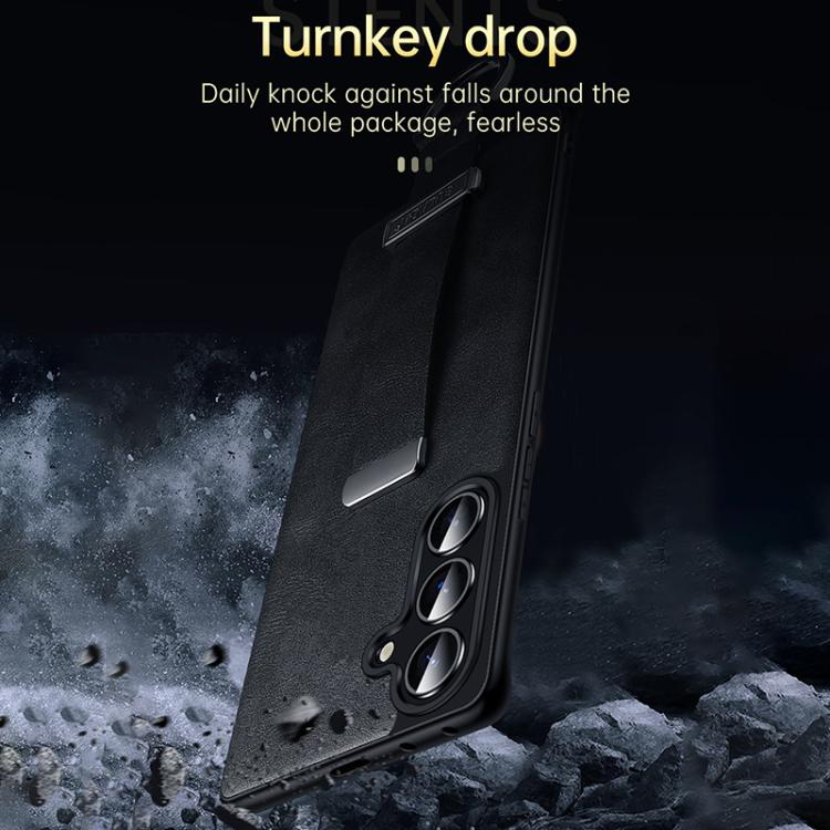SULADA PC Hybrid Leather Texture Skin Feel Shockproof Phone Case, For Samsung Galaxy S24+ 5G, For Samsung Galaxy S24 5G, For Samsung Galaxy S23 Ultra 5G, For Samsung Galaxy S23+ 5G
