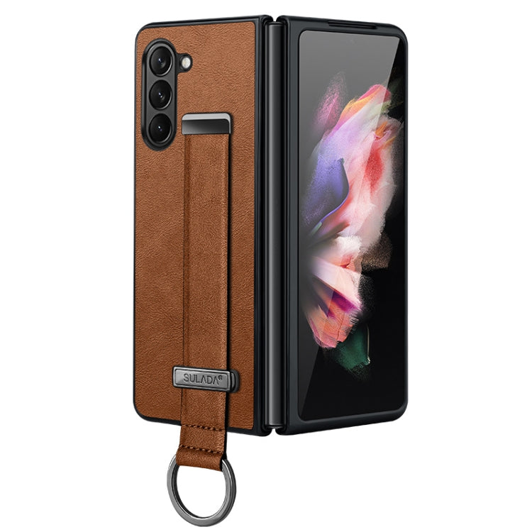 SULADA PC Hybrid Leather Texture Skin Feel Shockproof Phone Case, For Samsung Galaxy Z Flip7 FE / Flip6, For Samsung Galaxy Z Fold6, For Samsung Galaxy Z Fold5, For Samsung Galaxy Flip5