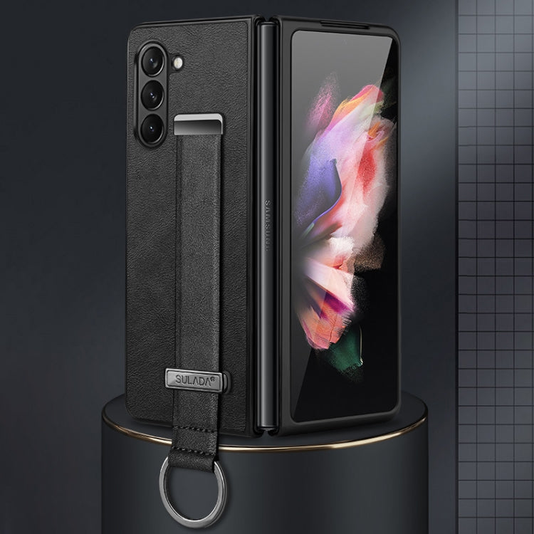 SULADA PC Hybrid Leather Texture Skin Feel Shockproof Phone Case, For Samsung Galaxy Z Flip7 FE / Flip6, For Samsung Galaxy Z Fold6, For Samsung Galaxy Z Fold5, For Samsung Galaxy Flip5