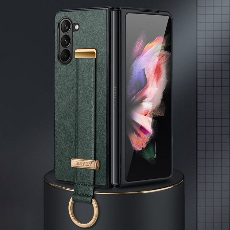 SULADA PC Hybrid Leather Texture Skin Feel Shockproof Phone Case, For Samsung Galaxy Z Flip7 FE / Flip6, For Samsung Galaxy Z Fold6, For Samsung Galaxy Z Fold5, For Samsung Galaxy Flip5