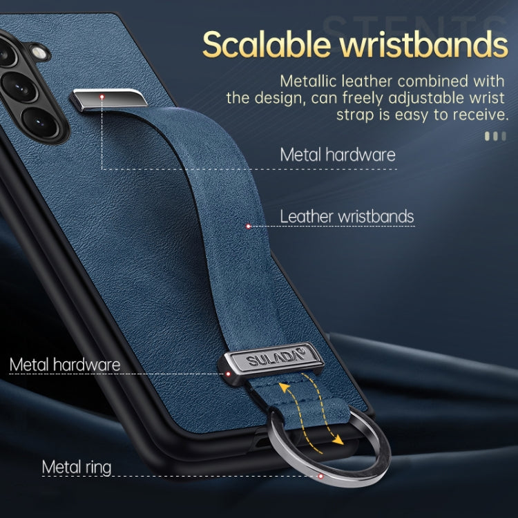 SULADA PC + Leather Texture Skin Feel Shockproof Phone Case, For Samsung Galaxy Flip6, For Samsung Galaxy Z Fold6, For Samsung Galaxy Z Fold5, For Samsung Galaxy Flip5