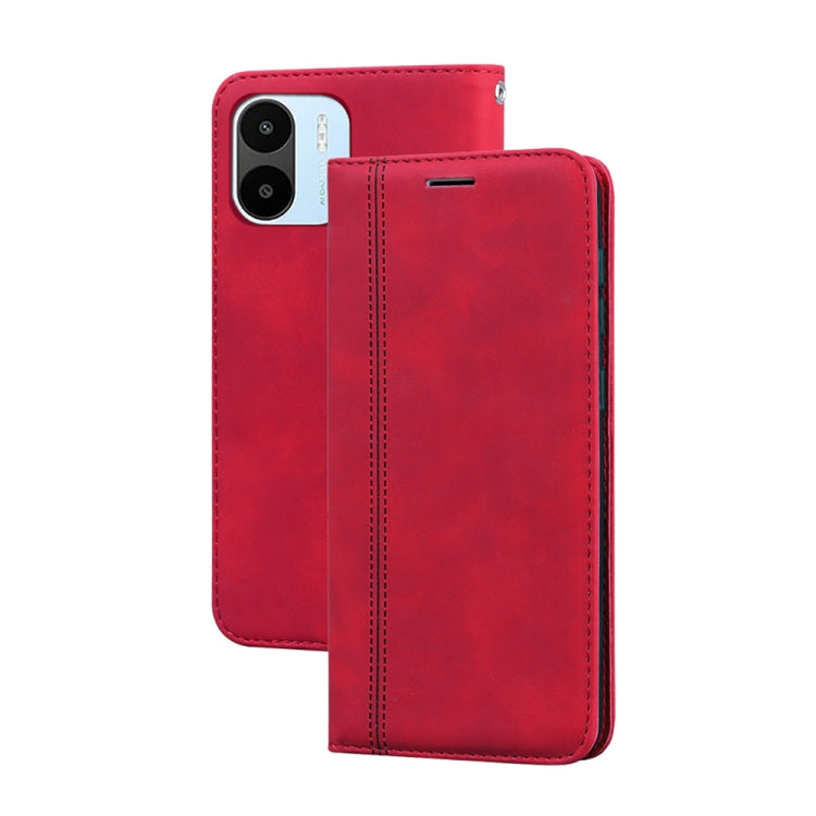 Frosted Business Magnetic Horizontal Flip PU Phone Case