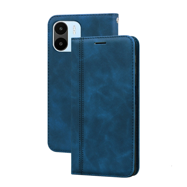Frosted Business Magnetic Horizontal Flip PU Phone Case