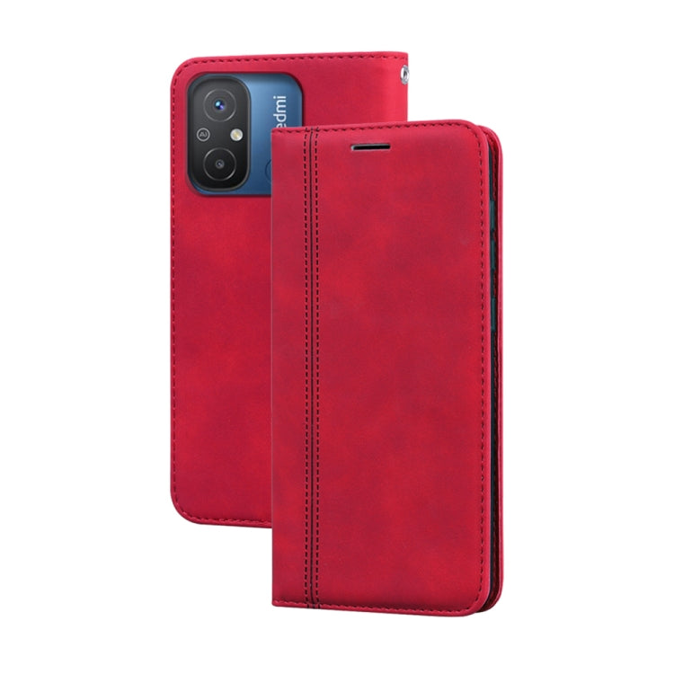Frosted Business Magnetic Horizontal Flip PU Phone Case