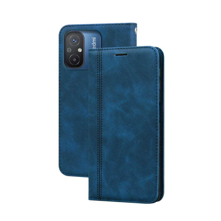 Frosted Business Magnetic Horizontal Flip PU Phone Case