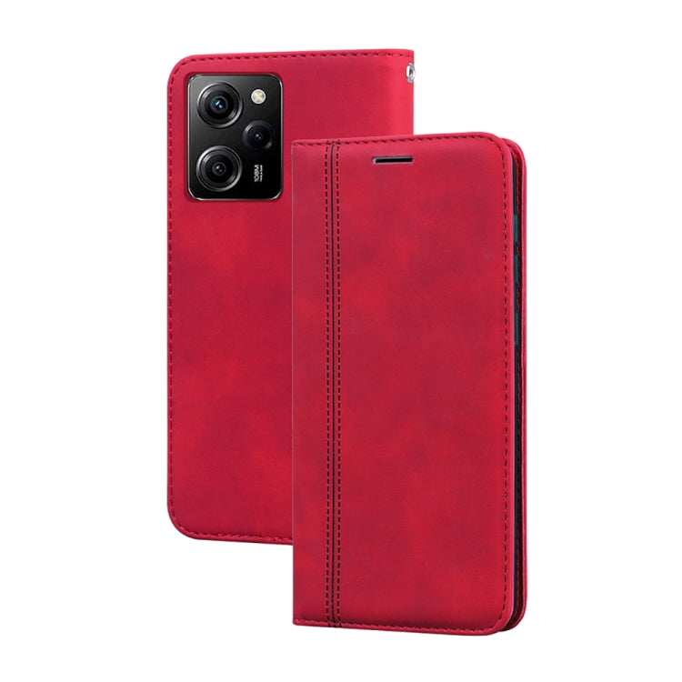 Frosted Business Magnetic Horizontal Flip PU Phone Case