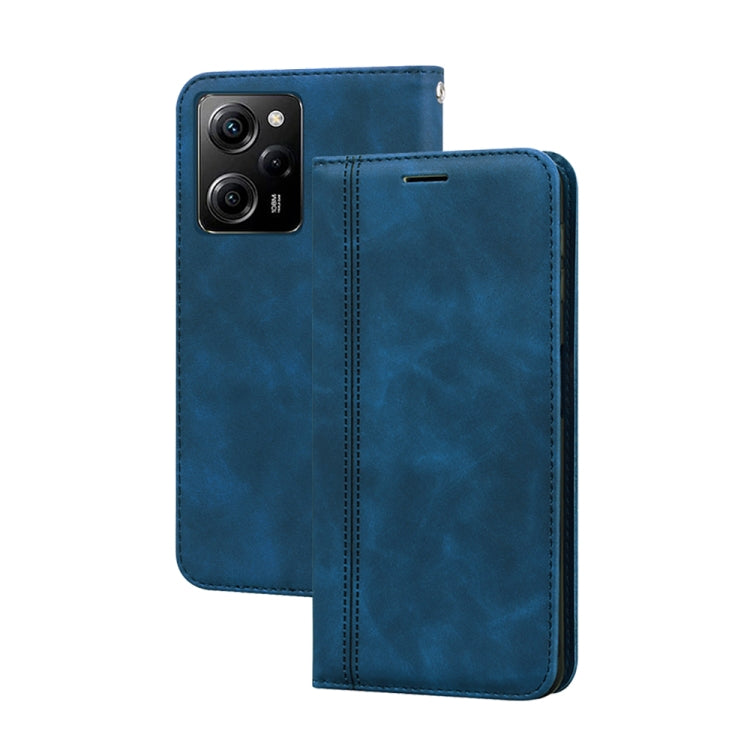 Frosted Business Magnetic Horizontal Flip PU Phone Case