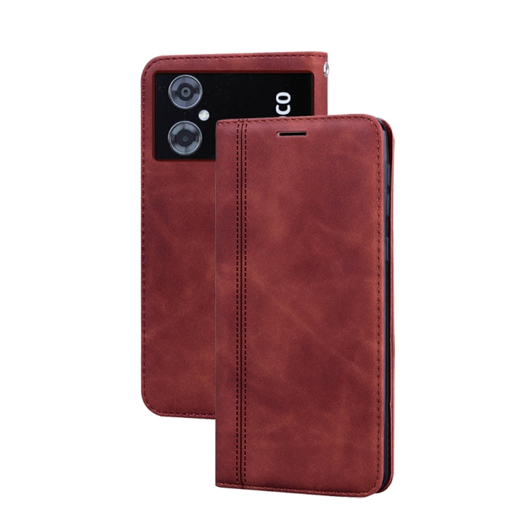Frosted Business Magnetic Horizontal Flip PU Phone Case