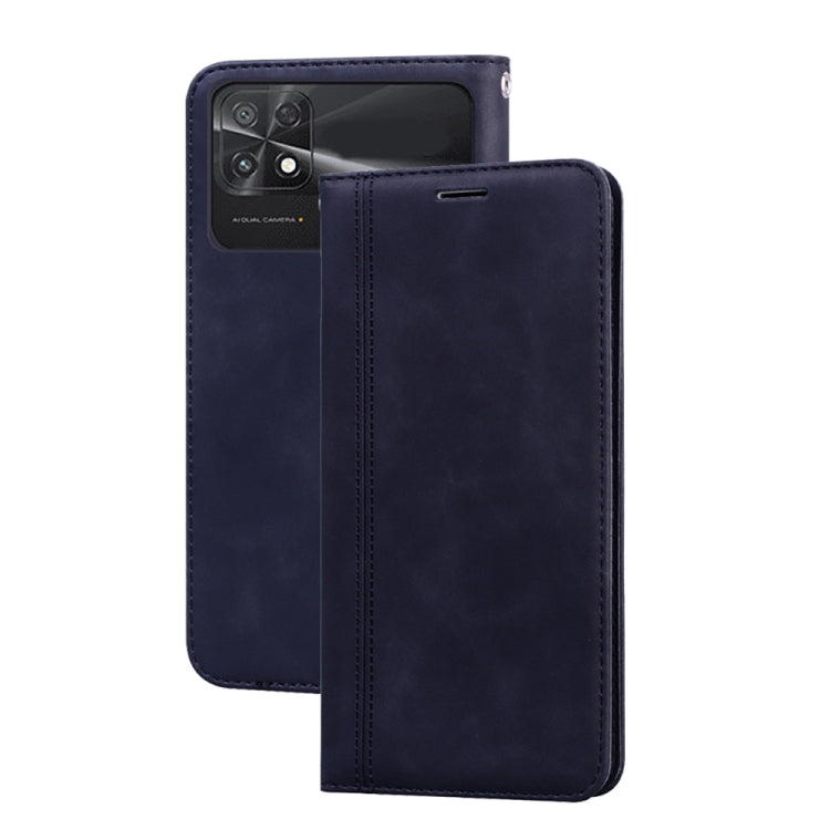 Frosted Business Magnetic Horizontal Flip PU Phone Case