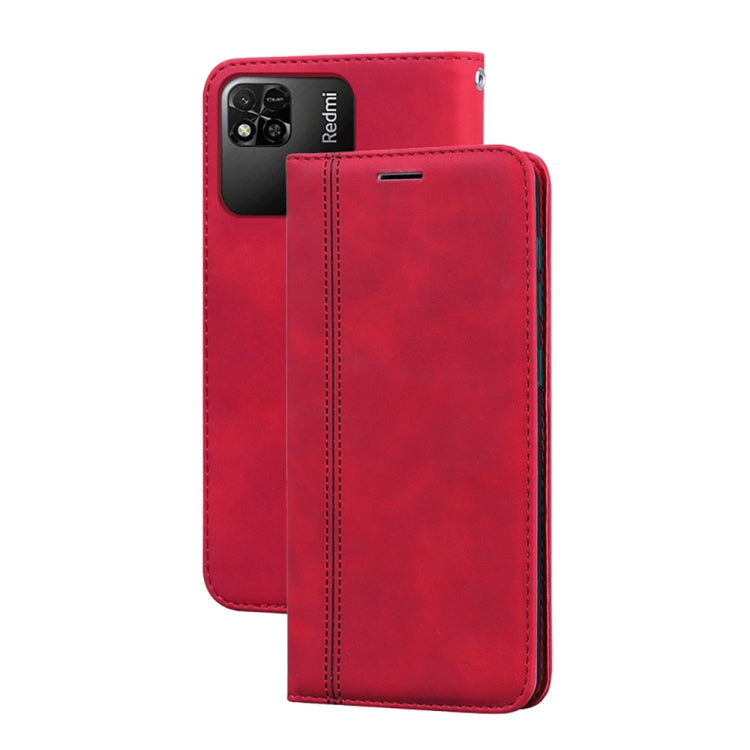 Frosted Business Magnetic Horizontal Flip PU Phone Case