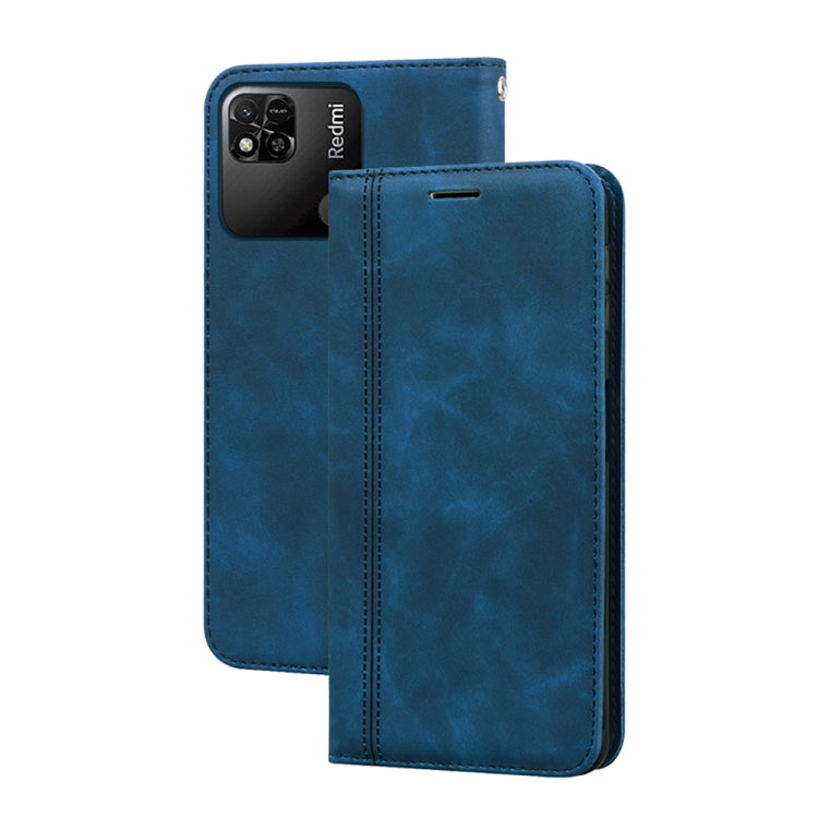 Frosted Business Magnetic Horizontal Flip PU Phone Case