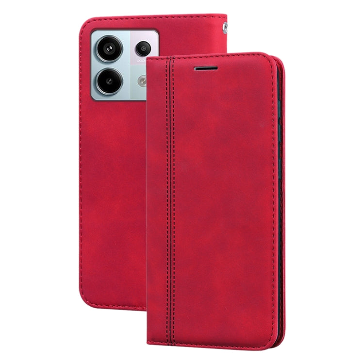 Frosted Business Magnetic Horizontal Flip PU Phone Case