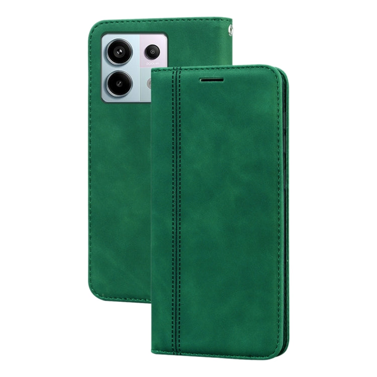 Frosted Business Magnetic Horizontal Flip PU Phone Case