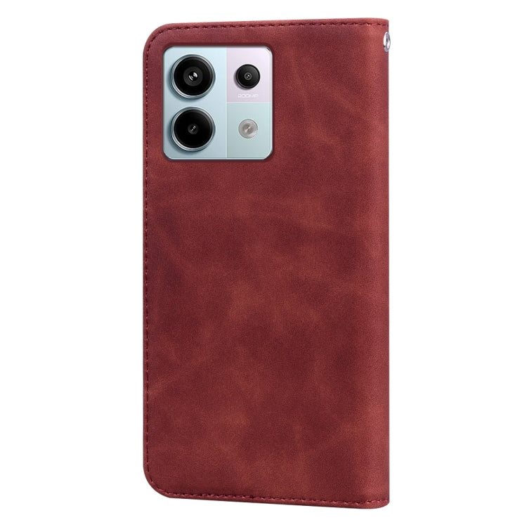Frosted Business Magnetic Horizontal Flip PU Phone Case