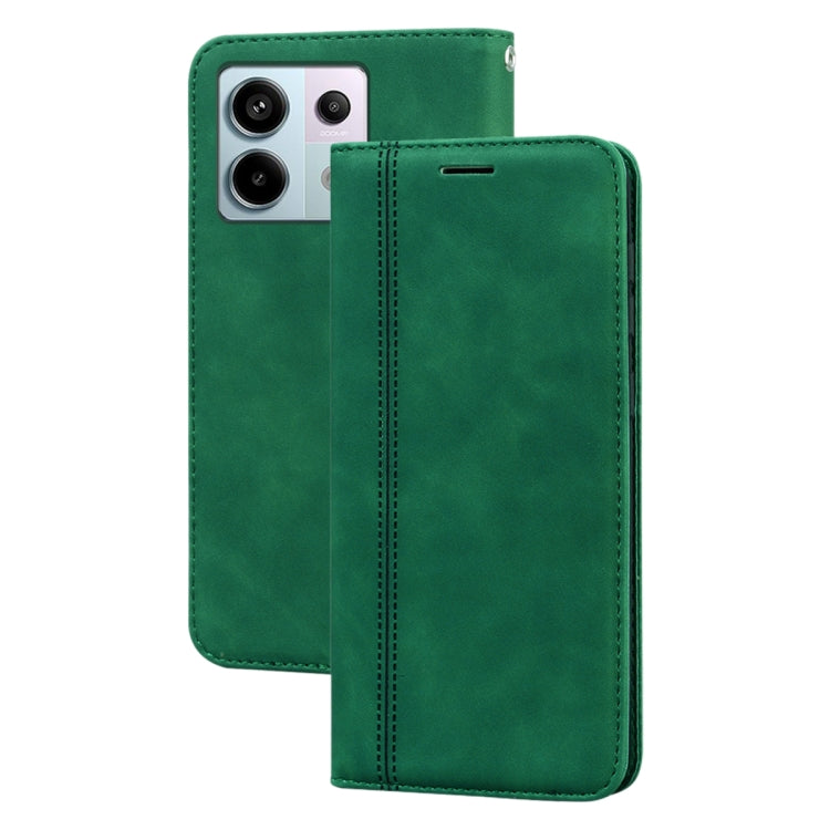 Frosted Business Magnetic Horizontal Flip PU Phone Case