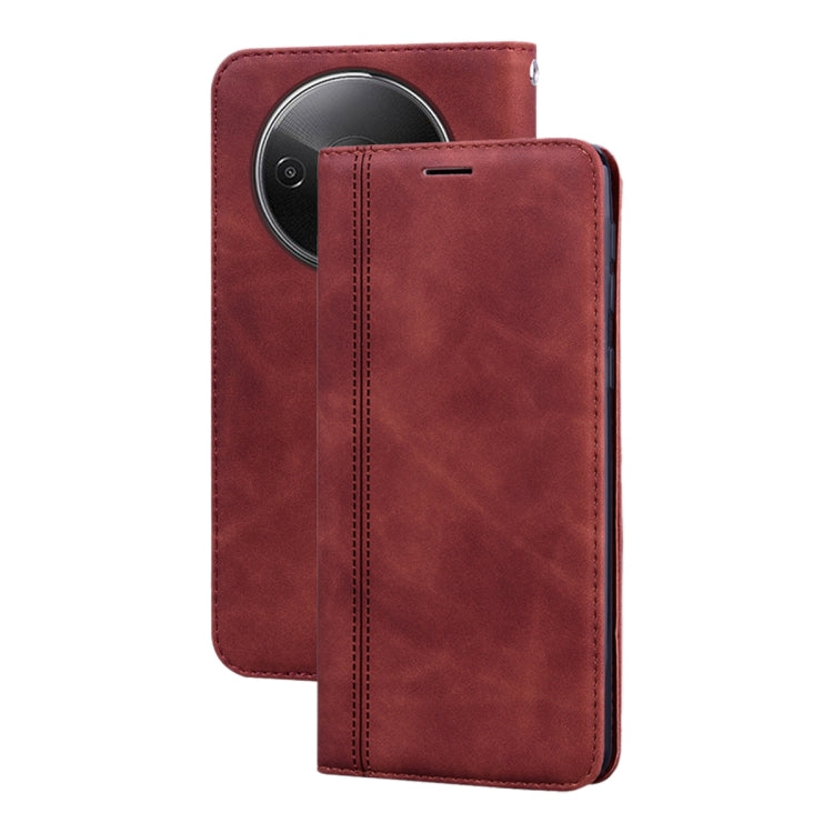 Frosted Business Magnetic Horizontal Flip PU Phone Case