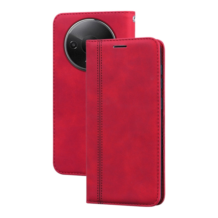 Frosted Business Magnetic Horizontal Flip PU Phone Case