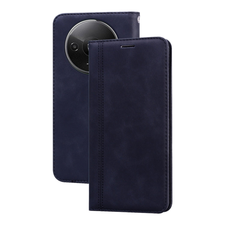Frosted Business Magnetic Horizontal Flip PU Phone Case