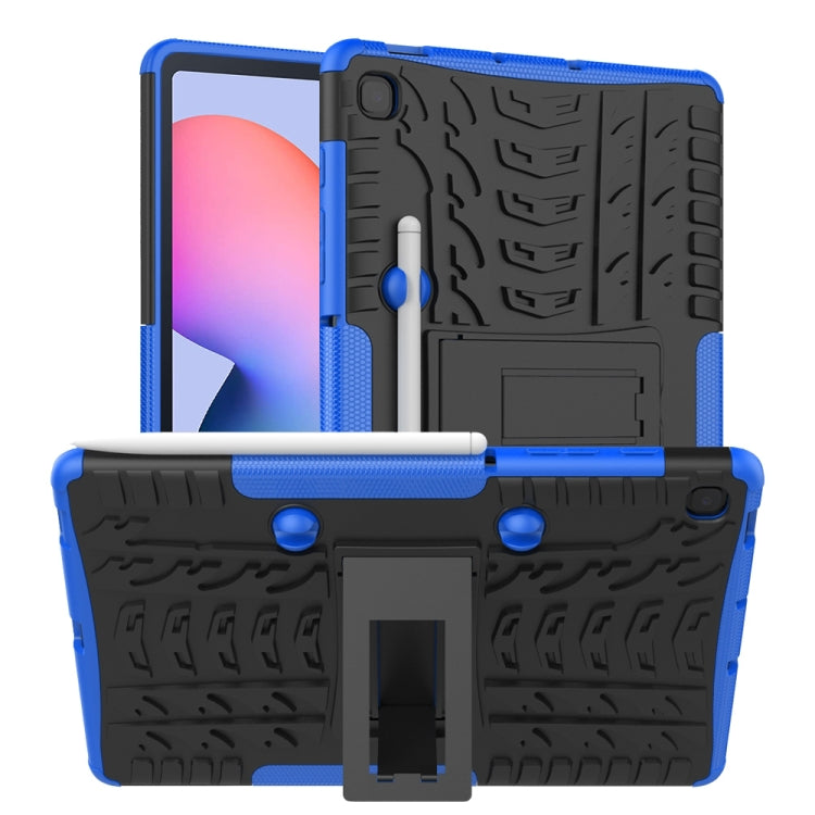 Tire Texture TPU+PC Shockproof Case  , with Holder & Pen Tray, For Samsung Galaxy S6 Lite