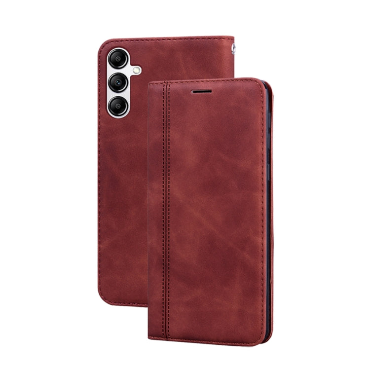 Frosted Business Magnetic Horizontal Flip PU Phone Case