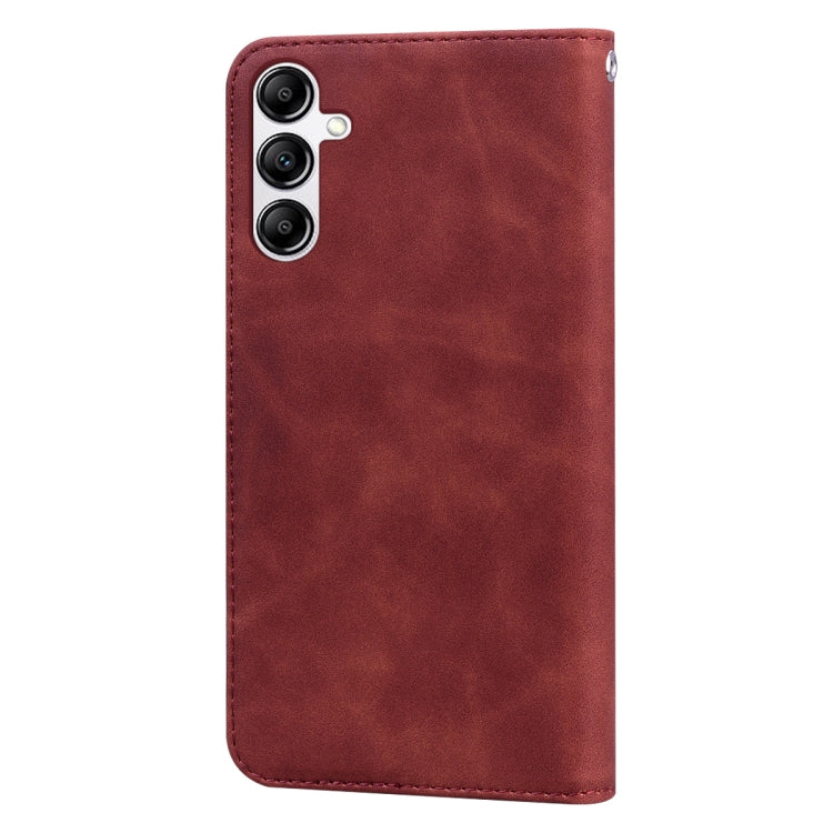 Frosted Business Magnetic Horizontal Flip PU Phone Case