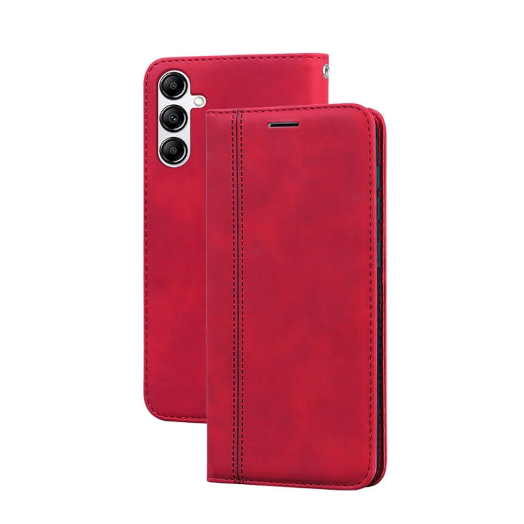 Frosted Business Magnetic Horizontal Flip PU Phone Case