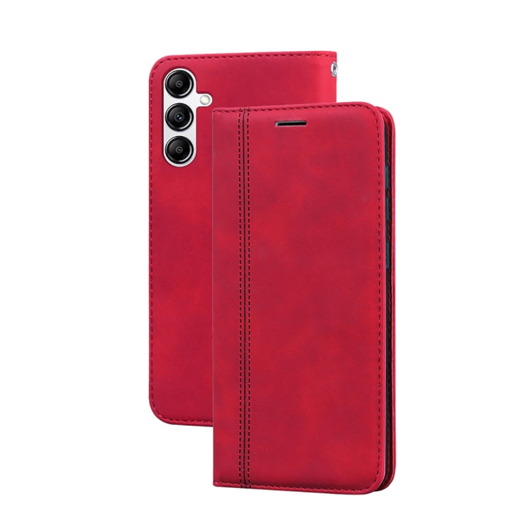 Frosted Business Magnetic Horizontal Flip PU Phone Case