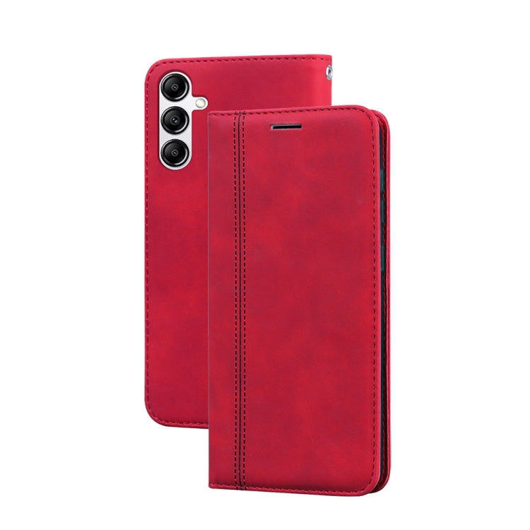 Frosted Business Magnetic Horizontal Flip PU Phone Case