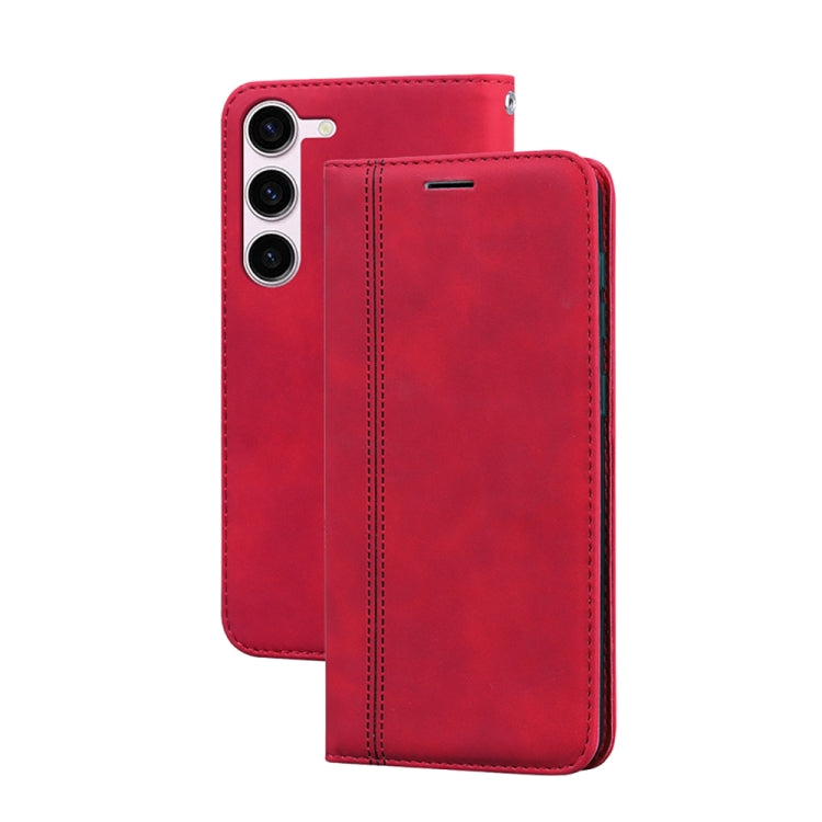 Frosted Business Magnetic Horizontal Flip PU Phone Case