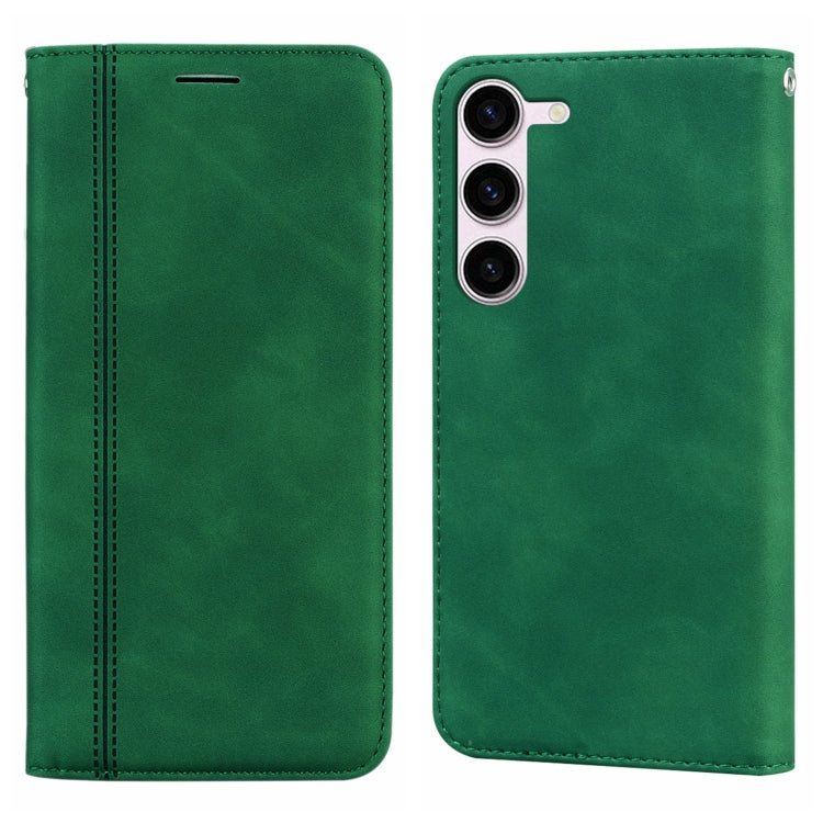 Frosted Business Magnetic Horizontal Flip PU Phone Case