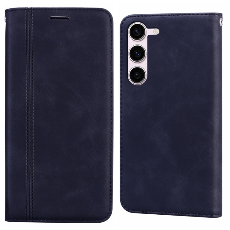 Frosted Business Magnetic Horizontal Flip PU Phone Case