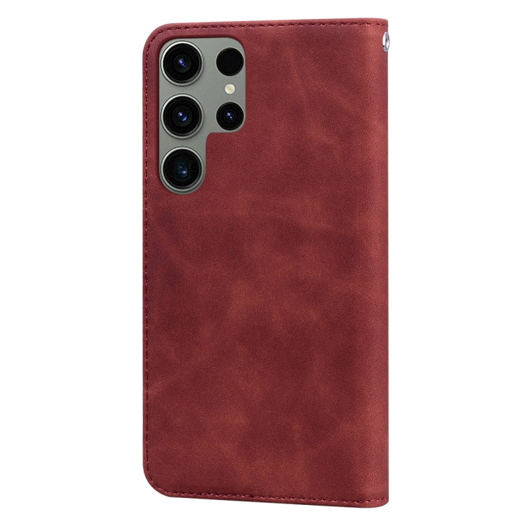 Frosted Business Magnetic Horizontal Flip PU Phone Case