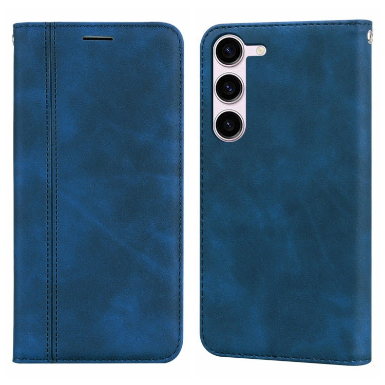 Frosted Business Magnetic Horizontal Flip PU Phone Case