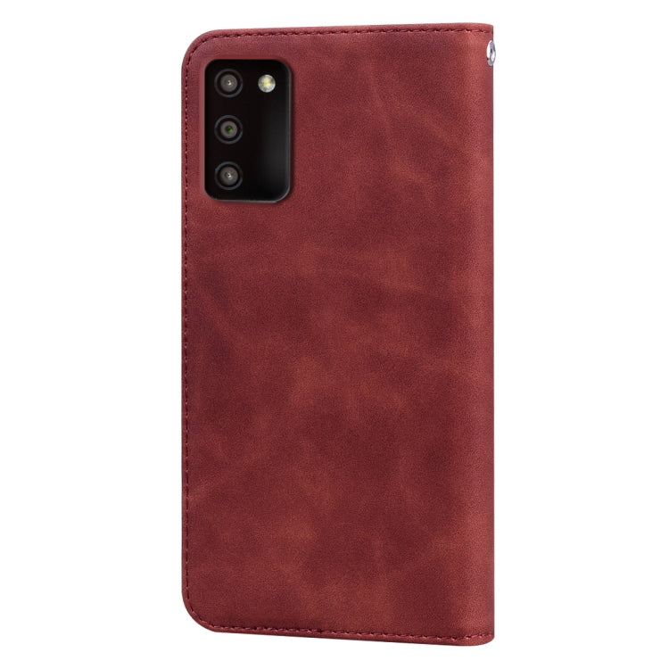 Frosted Business Magnetic Horizontal Flip PU Phone Case