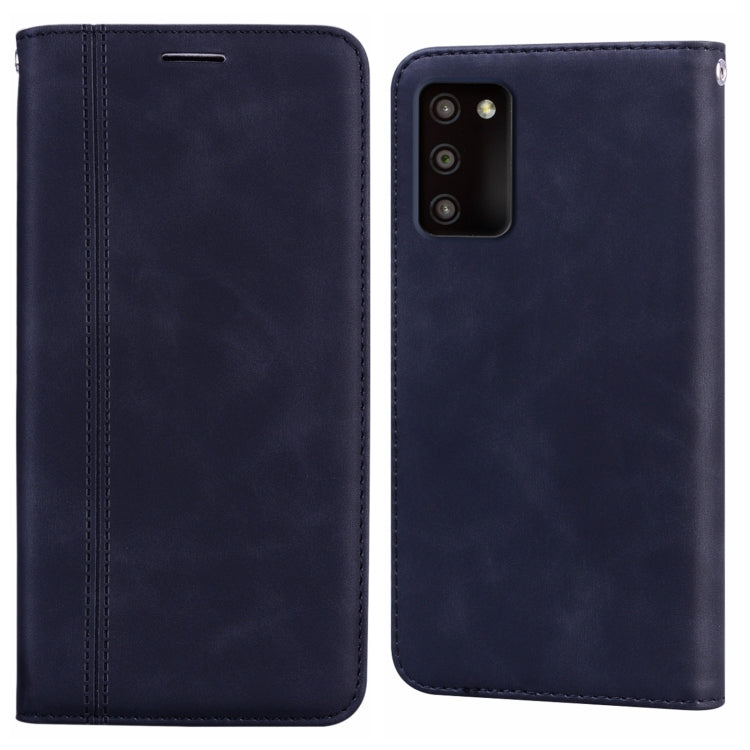 Frosted Business Magnetic Horizontal Flip PU Phone Case