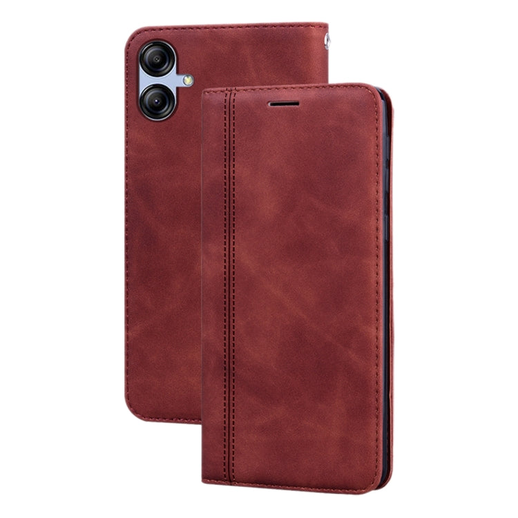 Frosted Business Magnetic Horizontal Flip PU Phone Case