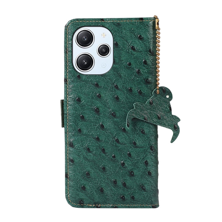 Ostrich Pattern Genuine Leather RFID Phone Case, For Xiaomi Redmi 12, For Xiaomi Redmi Note 13R Pro, For Xiaomi 13T/Redmi K60 Ultra, For Xiaomi Poco C65 / Redmi 13C, For Xiaomi Redmi Note 13 Pro+
