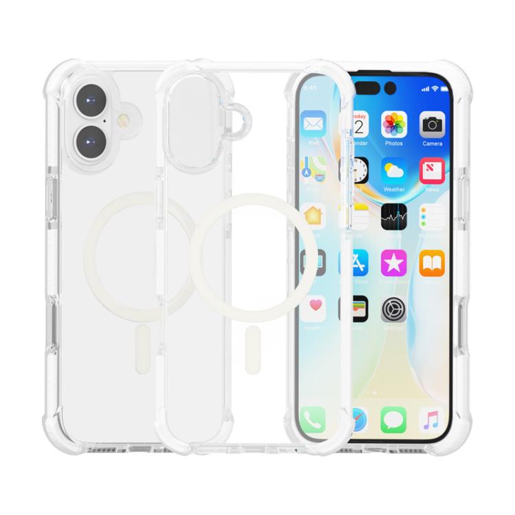 Acrylic Magsafe Magnetic Shockproof Phone Case, For iPhone 17e / 16e, For iPhone 17