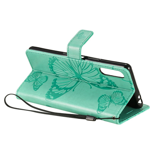 Open flip case displaying interior card slots and wallet compartment
