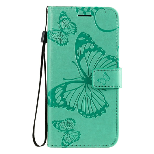 Detailed butterfly embossing pattern on premium leather phone case Galaxy A series