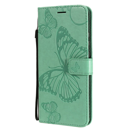 Detailed view of butterfly embossing pattern on protective phone case